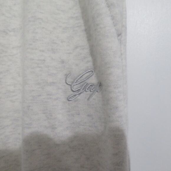 GAP Womens Sz L Light Heather Gray Knit Drawstring Midi Skirt Lounge Skirt - Picture 4 of 5